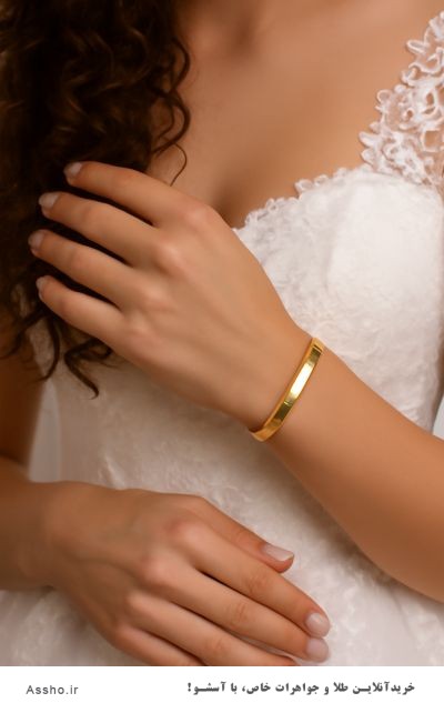 دستبند کارتیر نگین دار قفل دار اصل کوبایی